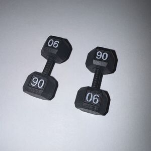 GIJoe Classified Mad Marauders Sgt Slaughter Dumbbells Weights Fodder 1/12 Set